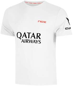 Nox SPONSORS AT10 T-shirt Heren-wit,zwart - XL