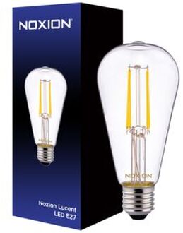 Noxion Lucent Led E27 Peer Filament Helder 4w 470lm - 827 Zeer Warm Wit | Vervangt 40w