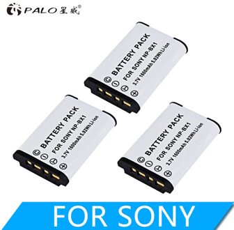 NP-BX1 NPBX1 Np BX1 Batterij + Usb Oplader Voor Sony Dsc RX1 RX100 AS100V M3 M2 HX300 HX400 HX50 HX60 GWP88 AS15 WX350 3stk