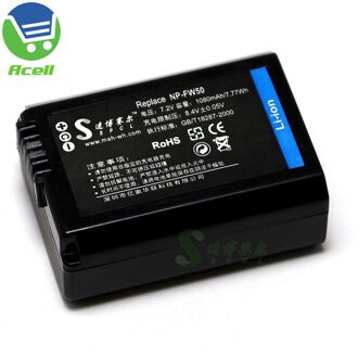 NP-FW50 Batterij Voor Sony A6500 A6400 A6100 A7II A7SII A7RII A7R A7S A7 RX10IV RX10III RX10II QX1L NEX-5 NEX-7 SLT-A55 camera 1accu