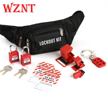 NT-LG04 Loto Elektricien Taille Pouch, veiligheidsslot Draagbare heuptas Kleine polyester taille verpakking