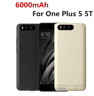 NTSPACE 6000mAh Portable Power Bank For Oneplus 5 Battery Charger Cover For Oneplus 5T External Backup Battery Charging Case
