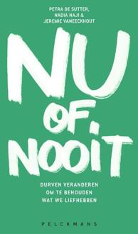 Nu of nooit -  Jeremie Vaneeckhout, Petra de Sutter (ISBN: 9789463108126)