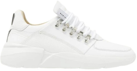Nubikk Witte Leren Chunky Sole Sneaker Nubikk , White , Heren - 42 Eu,44 Eu,43 Eu,41 Eu,45 Eu,40 Eu,46 EU