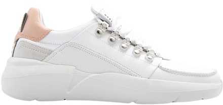 Nubikk Witte Nude Romeinse Sneakers Nubikk , White , Dames - 41 Eu,38 Eu,37 Eu,39 Eu,40 EU