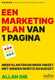 Nubiz Een Marketingplan Van 1 Pagina - Allan Dib