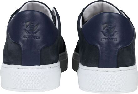 Nubuck Skave Sneaker Donkerblauw - 41,42,43,44
