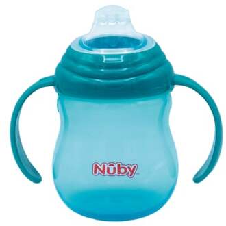 Nûby Nuby Antilekbeker Met Handvatten 270 Ml Aqua