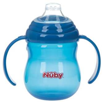 Nûby Nuby Antilekbeker Met Handvatten 270 Ml Blauw