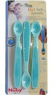 Nûby Warmtegevoelige babylepels - 3St