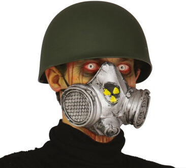 Nucleair horror verkleed gasmasker voor volwassenen - Verkleedmaskers Zwart