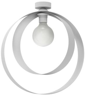Nucleo Plafondlamp, 1x E27, Metaal, Wit Mat, D.40cm