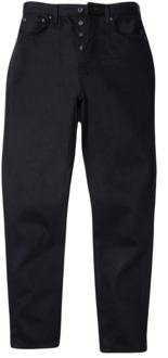 Nudie Jeans EverBlack Slim-Fit High-Waist Jeans Nudie Jeans , Black , Dames - W27 L28,W29 L28,W26 L28,W28 L28,W25 L28