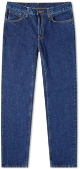 Nudie Jeans Gritty Jackson Dark Space Jeans Nudie Jeans , Blue , Heren - W33