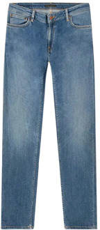 Nudie Jeans Slim Fit Denim Jeans Nudie Jeans , Blue , Heren - W34,W33