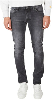 Nudie Jeans Slim-fit houtskool denim jeans Nudie Jeans , Gray , Heren - W29,W32,W34,W30,W28,W31,W33