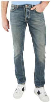 Nudie Jeans Slim-fit Jeans Nudie Jeans , Gray , Heren - W33