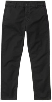 Nudie Jeans Slim-Fit Katoenen Chino's Nudie Jeans , Black , Heren - W32 L32,W34 L31,W33 L32,W36 L32,W30 L32,W29 L32,W31 L31