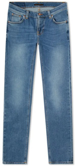 Nudie Jeans Slim-Fit Stretch Denim Jeans Nudie Jeans , Blue , Heren - W34,W32,W33