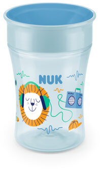 NUK Drinkbeker Magic Beker 230 ml 360° drinkrand in blauw - 125ml-250ml