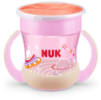 NUK Drinkbeker Mini Magic Beker Night , 160ml, roze Roze/lichtroze