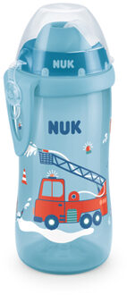 NUK Drinkfles Flexi Cup 300 ml, brandweerblauw - 300ml