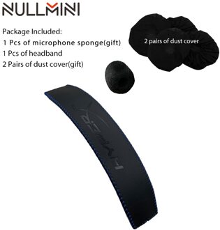 Nullmini Vervanging Oorkussen Voor Hyperx Cloud Alpha Hoofdtelefoon Hoofdband Oorbeschermer Mouw Headset blauw headband