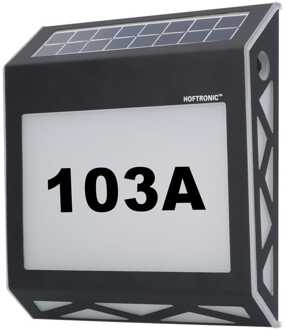 Numa Huisnummer verlichting Zwart