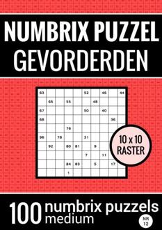 Numbrix Puzzel Medium voor Gevorderden - Puzzelboek met 100 Numbrix Puzzels - NR.12 -  Puzzelboeken & Meer (ISBN: 9789464657814)