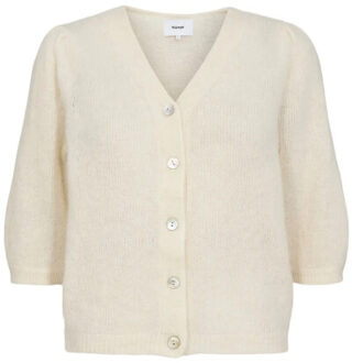 Numph Numph 705708 nulana cardigan 9001 cloud dancer Wit - L
