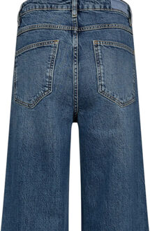 Numph Numph nupisa hr wide jeans 706673 medium blue denim - maat 40 Blauw