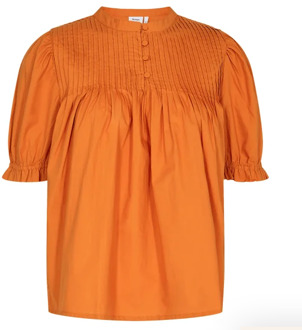 Numph Nuruna blouse 703011 marmelade Oranje - 38