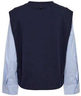 Numph Nusindi top 706399 -sapphire Blauw - M