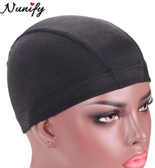 Nunify Verkoop 12 Stks/partij Liner Goedkope Pruik Caps Zwarte Pruik Caps Voor Maken Pruik Spandex Netto Elastische Dome Cap mesh Koepeldop Mesh Cap-S-12stk