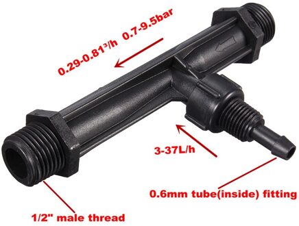 NuoNuoWell 1/2 ''3/4" 1 inch Irrigatie Venturi/Ozon-Water Meststof Mixer Injector Landbouw Tuin