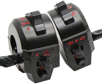 Nuoxintr 22Mm Motorfiets Switches Motor Claxon Turn Signaal Elektrische Fog Lamp Light Start Stuur Controller Schakelaar Suit