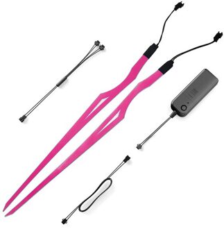 Nuoxintr Motorhelm Light Strip Waterdicht Led El Koud Licht Night Rijden Signaal Lichtgevende Gemodificeerde Licht Helm Sticker paars