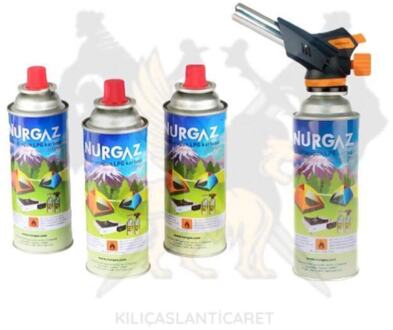 Nurgaz Firebird Torch 4 Stuks Refill Set 9407059