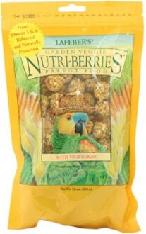 Nutri-berries Garden Veggie Papegaai Inhoud - 284 gram