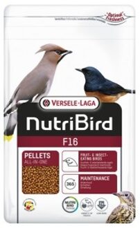Nutribird F16 Lijsters en Merels 10 kg