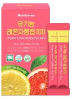 NutriGarden Organic Lemon Grapefruit Juice 100 20g x 14 sticks