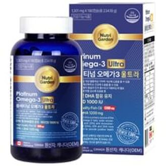 NutriGarden Platinum Omega-3 Ultra 2025 Version - 1301mg x 180 capsules