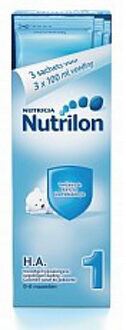 Nutrilon Zuigelingenvoeding Hypo Allergeen 1 Minipak vanaf 0 Maanden