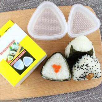Nuttig 2 Stuks/1 Set Sushi Mold Onigiri Rijst Bal Bento Druk Maker Mold Tool Sushi Gereedschap Keuken Gadgets