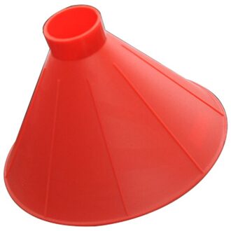 Nuttig 4 Kleuren Multifunctionele Auto Voorruit Kegel Vormige Eco-vriendelijke Plastic Ijskrabber Sneeuw Schop Trechter Accessoires rood