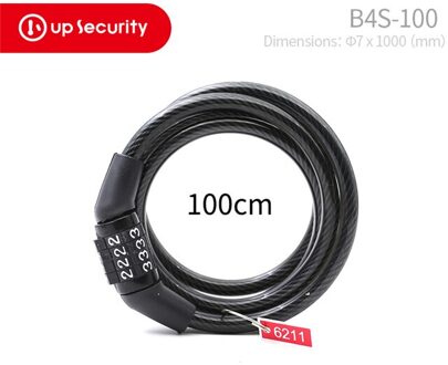 Nuttig Fietsslot 4 Cijferige Code Combinatie Zinklegering Fietsslot Metalen Fiets Veiligheidsslot Fiets Apparatuur Anti-Diefstal lock zwart