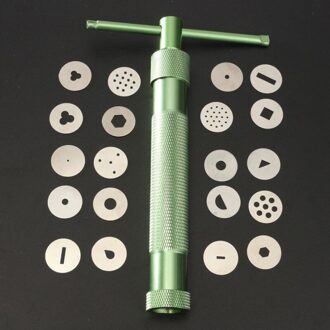 Nuttig Groene Klei Extruders Sculptuur Klei Suikerpasta Extruder Fondant Cake Sculptuur Polymeer Cake Tool