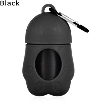 Nuttig Hond Kak Zak Afval Opbergdoos Dierbenodigdheden Vuilniszakken Carrier Holder Cleaning Tool Litter Picker Dispenser Kak Pouch zwart