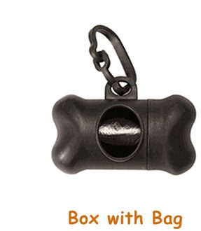Nuttig Huisdier Kak Tas Set Multipurpose Carrier Garbage Clean Dispenser Doos Hond Afval Kak Tas Hondenaccessoires Dierbenodigdheden zwart doos met zak