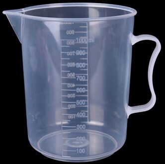 Nuttig Maatbeker Clear Plastic Bakken Keuken Koken Voor Meel Suiker Au 1000ML met handvat